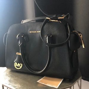 Michael Kors Cross Body Double Handle Medium Satchel, BRAND NEW!